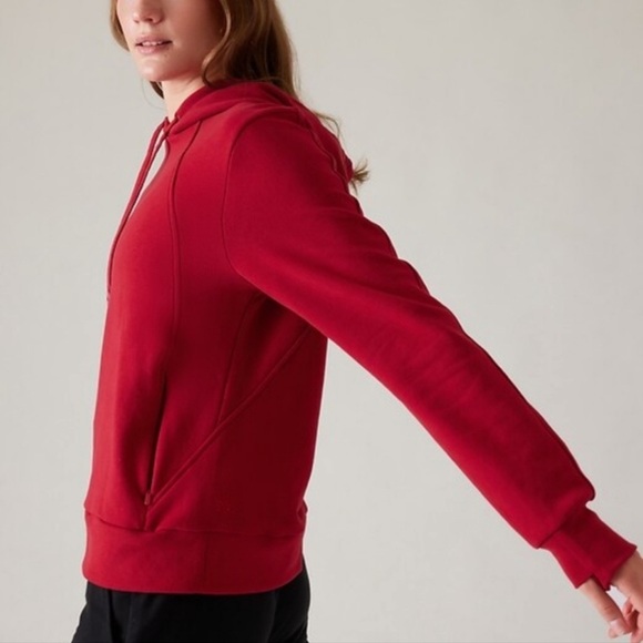 Athleta Retroplush Revive Hoodie sweatshirt size Large excellent condition - Picture 14 of 14